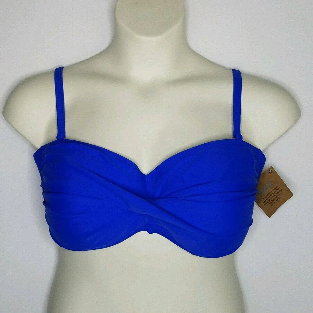 Swimsuits For All Bikini Top 16 Luminary Blue Moon - Picture 2 of 5